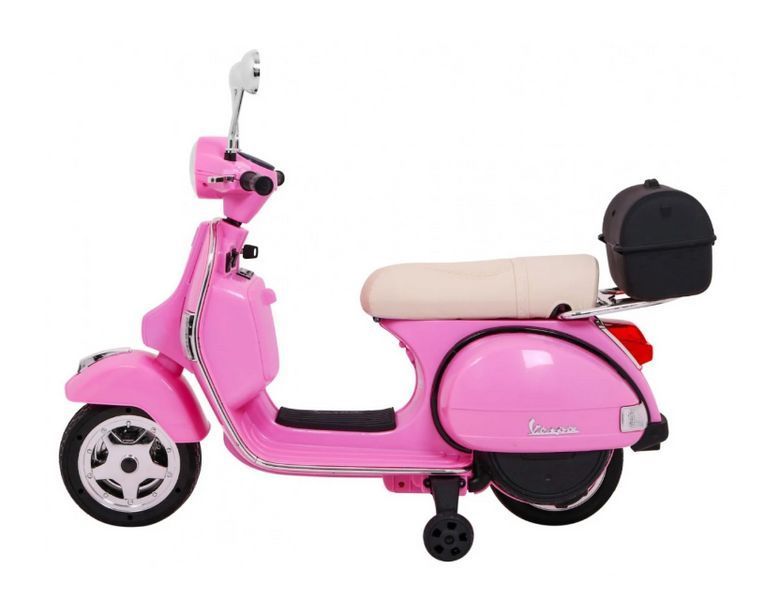 Детский электромотоцикл скутер Vespa RV240 фото