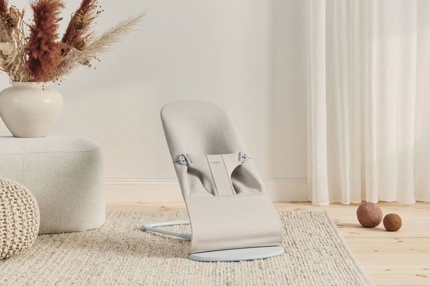 Шезлонг BabyBjorn Bliss 3D Jerse (rama Light Grey) + Toy Googly Eyes Pastels 2326269293 фото