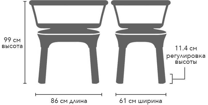 Люлька-колиска 4moms MamaRoo Sleep Bassinet 4momsSB24  фото