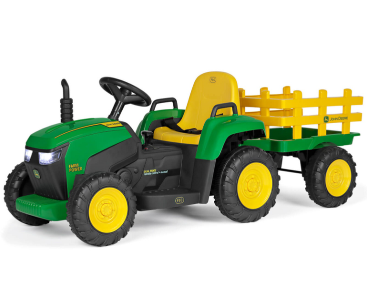 Трактор з причепом Peg Perego John Deere Farm Power 12V IGOR0120 фото