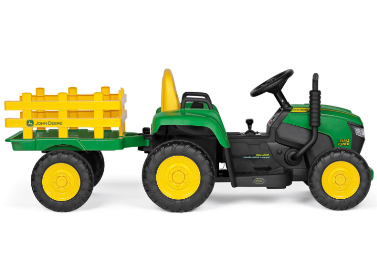 Трактор з причепом Peg Perego John Deere Farm Power 12V IGOR0120 фото