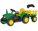 Трактор з причепом Peg Perego John Deere Farm Power 12V IGOR0120 фото 1